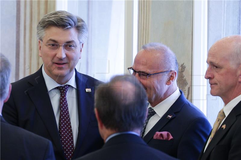 Plenković primio izaslanstvo Kongresa SAD-a