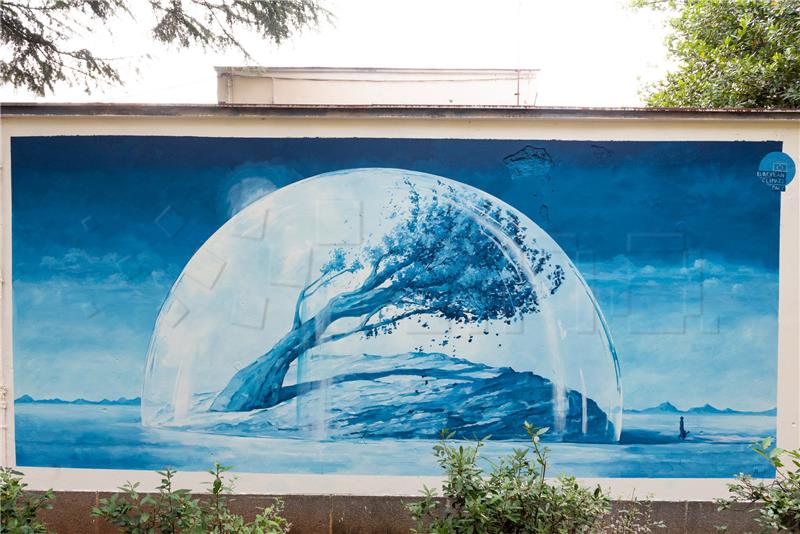 Rijeka dobila mural koji upozorava na klimatske promjene