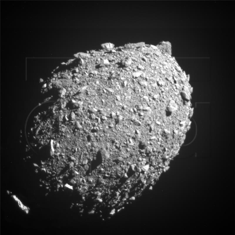 SPACE NASA DART ASTEROID IMPACT