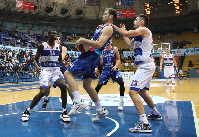 Utakmica 3. kola ABA lige košarkaša Cibona - Mornar