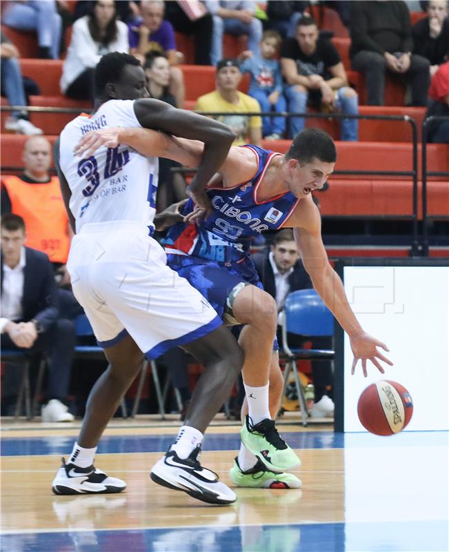 Utakmica 3. kola ABA lige košarkaša Cibona - Mornar