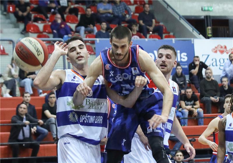 Utakmica 3. kola ABA lige košarkaša Cibona - Mornar