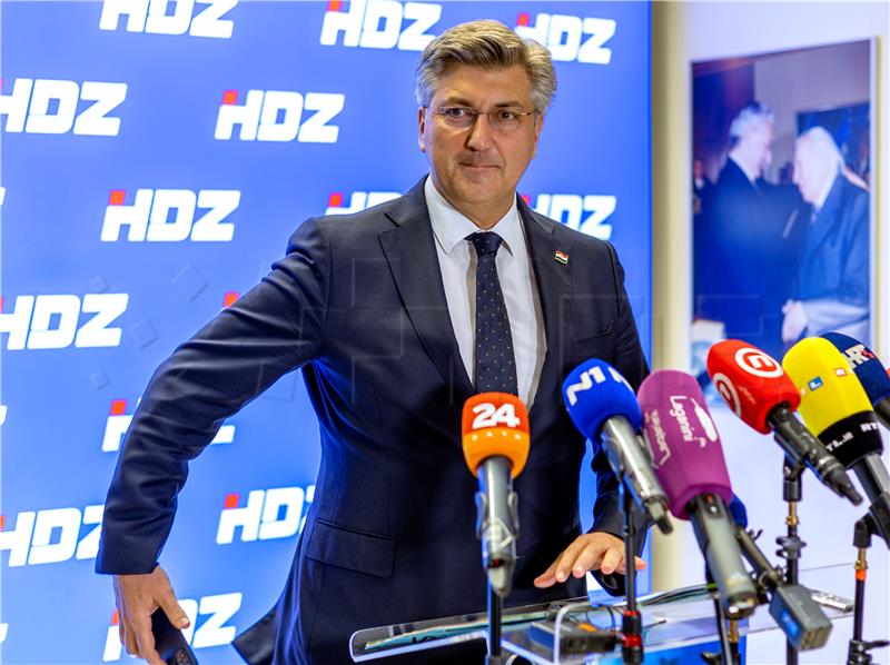 Izjava Andreja Plenkovića nakon sjednice šireg Predsjedništva HDZ-a