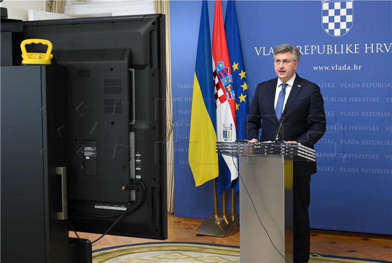 Plenković Vrhovnoj Radi: Pravda je na vašoj strani, Rusija krivac za globalnu krizu 