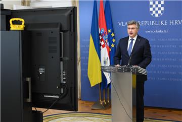 Plenković se video vezom obratio ukrajinskom parlamentu