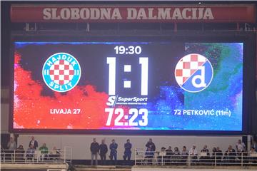 Utakmica 14. kola HNL-a Hajduk - Dinamo