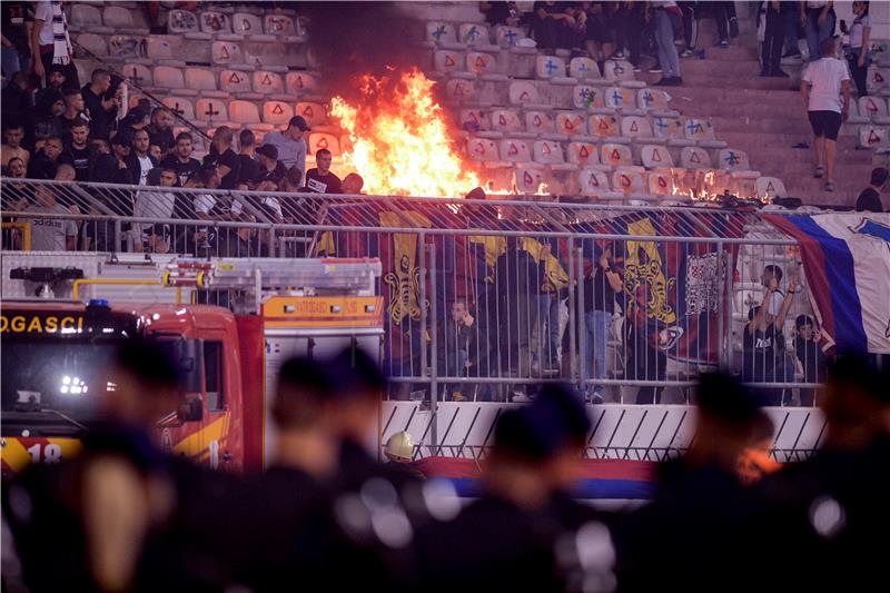 Utakmica 14. kola HNL-a Hajduk - Dinamo