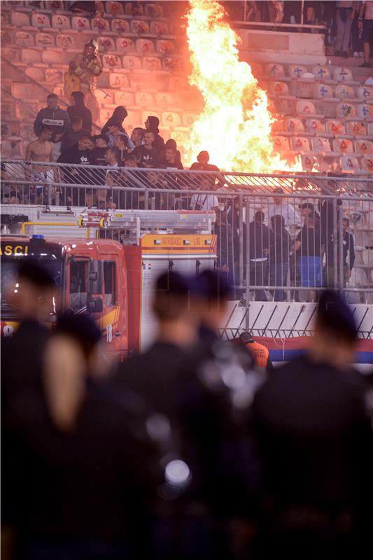 Utakmica 14. kola HNL-a Hajduk - Dinamo