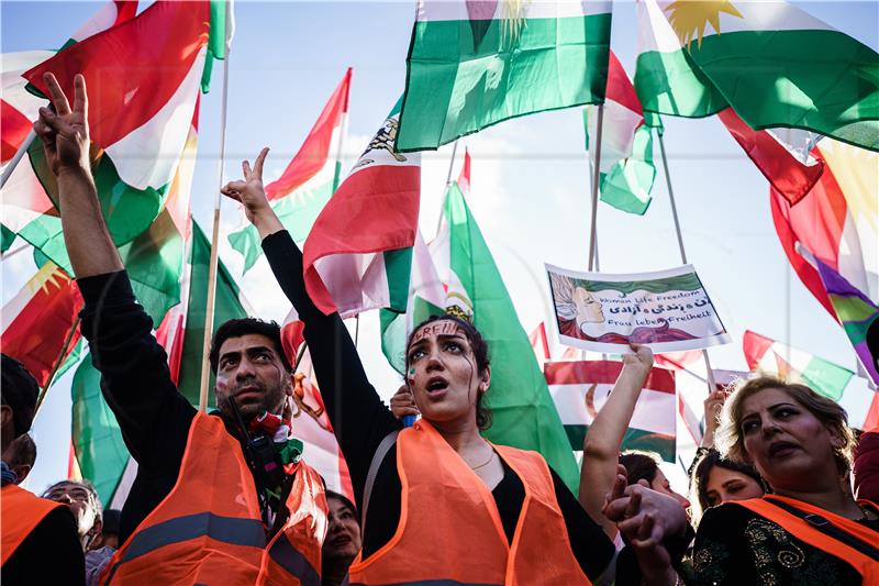 GERMANY IRAN DEMONSTRATION