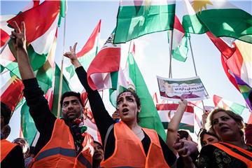 GERMANY IRAN DEMONSTRATION