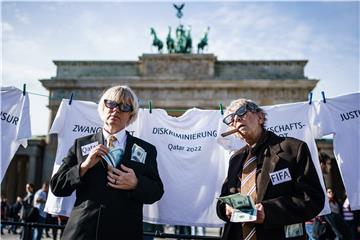 GERMANY FIFA QATAR 2022 PROTEST