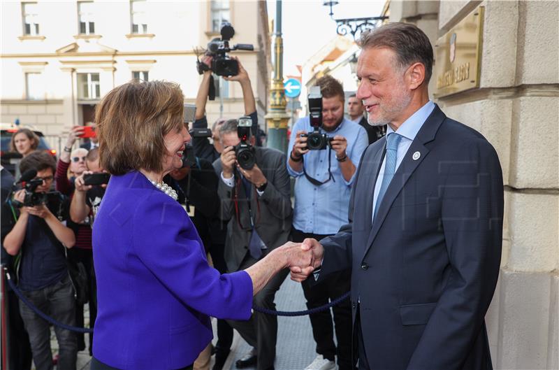 Jandroković primio Nancy Pelosi