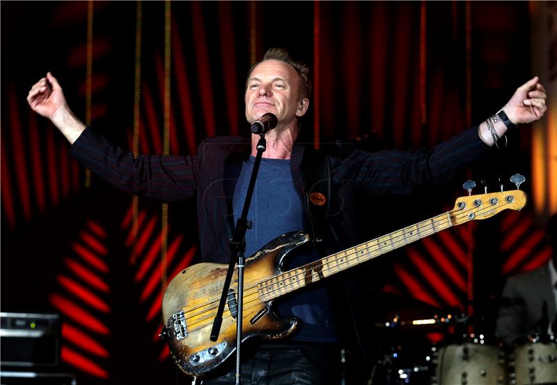 Sting idući tjedan u zagrebačkoj Areni svira najveće hitove