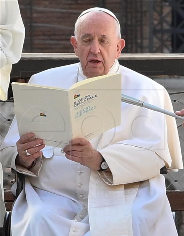 ITALY ROME POPE PEACE PRAYER