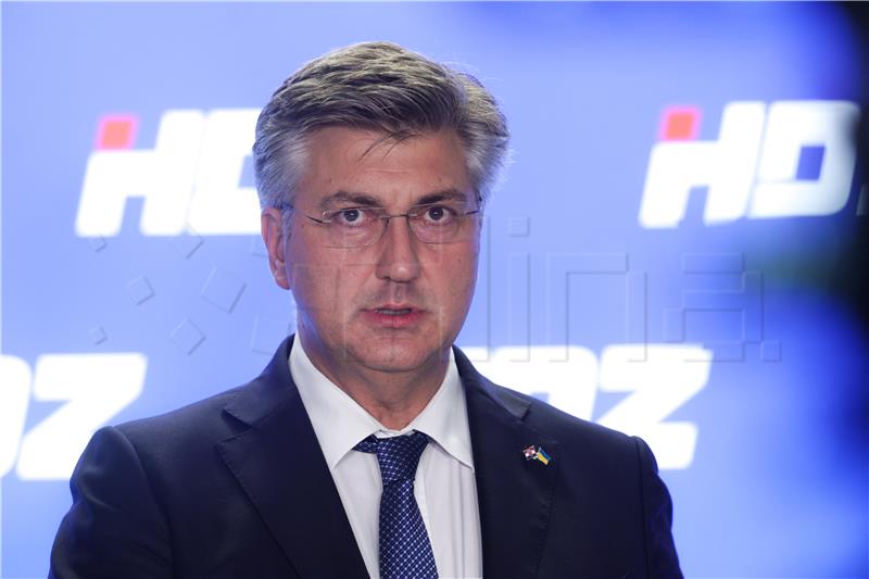 Plenković says Milanović's comments on Pelosi "absolutely irrelevant"