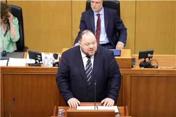 Stefančuk održao govor u Hrvatskom saboru