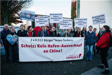 GERMANY CHINA PROTEST