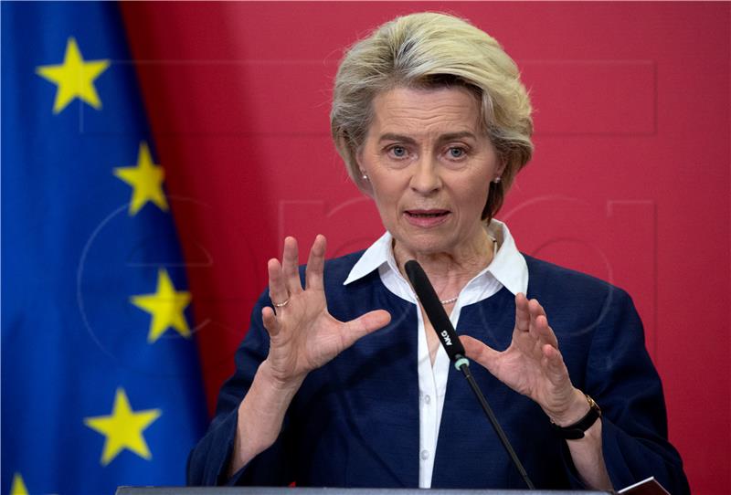 Von der Leyen: EK za suradnju sa Sunakom na ukrajinskoj krizi i klimatskim promjenama