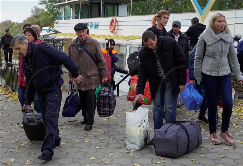 Ukrajina: Rusija kaže da je završila evakuaciju civila iz Hersona