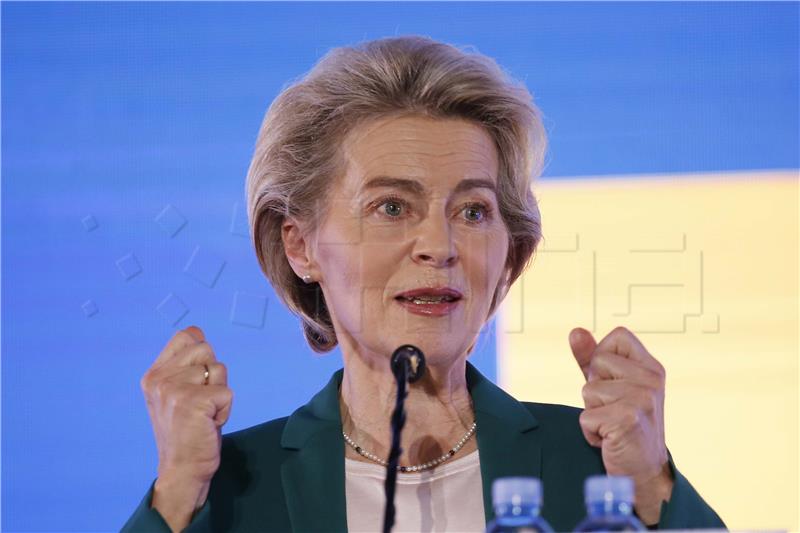 Von der Leyen u Sarajevu s predstavnicima civilnog društva i gospodarskog sektora