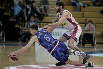 Utakmica košarkaške ABA lige Cibona - Borac