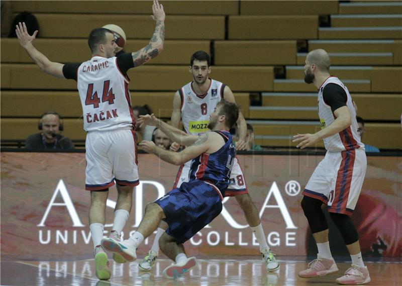 Utakmica košarkaške ABA lige Cibona - Borac