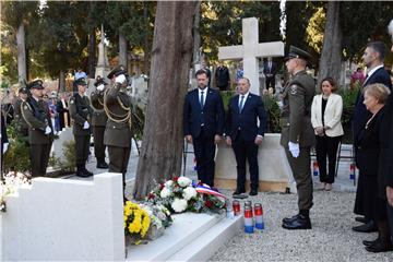 Počast poginulima povodom tridesete obljetnice VRO "Oslobađanje juga Hrvatske"