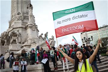 PORTUGAL HUMAN CHAIN FOR FREEDOM IN IRAN