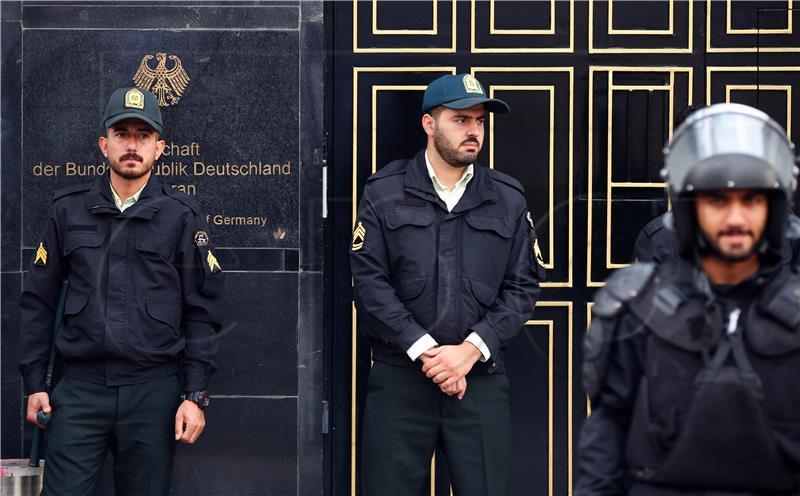 IRAN GERMANY PROTESTS