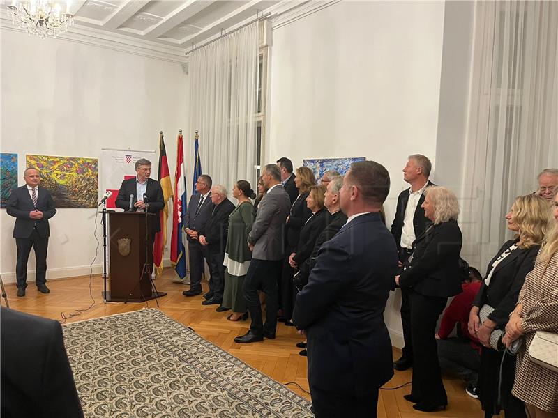 Premijer Plenković u Veleposlanstvu RH u Berlinu