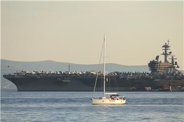 U.S. aircraft carrier's visit to Split confirms common values of USA and Croatia