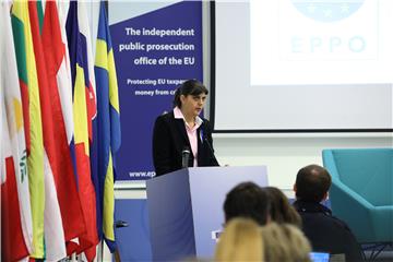 Konferencija za medije europske javne tužiteljice Laure Kövesi