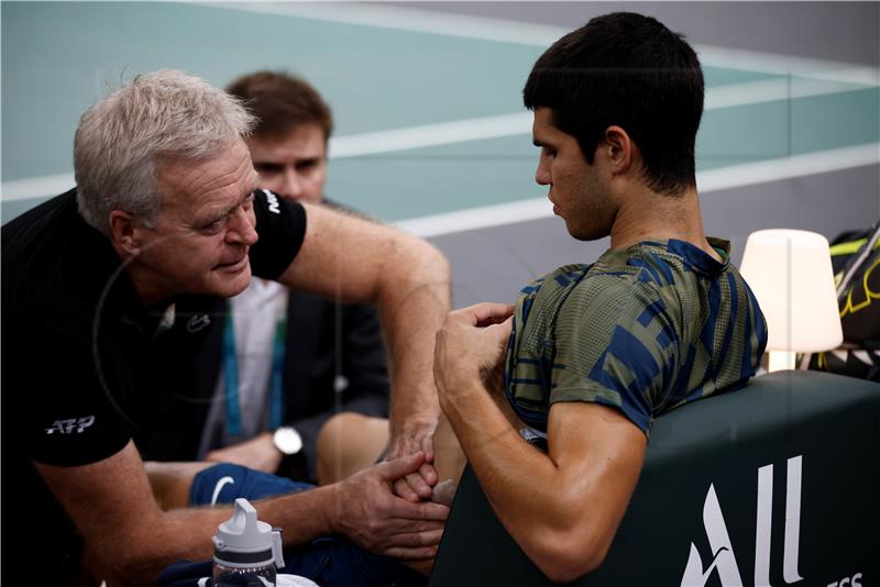 ATP Pariz: Alcaraz predao četvrtfinale zbog ozljede