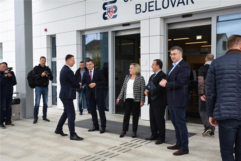 Plenković, Jandroković i Beroš obišli novoizgrađenu zgradu Opće bolnice Bjelovar