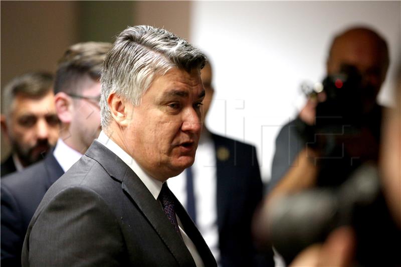 Milanović says Srebrenica Mothers' statement copy paste from SDA