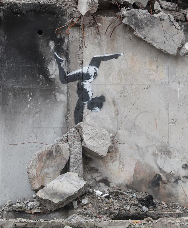 UKRAINE RUSSIA CONFLICT BANKSY