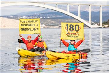 Greenpeace prosvjedovao protiv Vladine odluke o povećanju kapaciteta LNG terminala