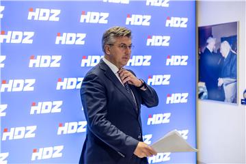 Sjednica šireg Predsjedništva HDZ-a - izjava Andreja Plenkovića