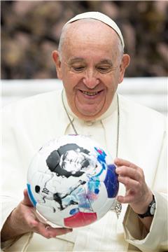 VATICAN POPE FRANCIS MATCH FOR PEACE