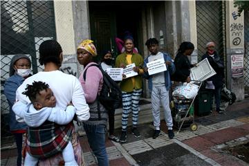 GREECE REFUGEES PROTEST