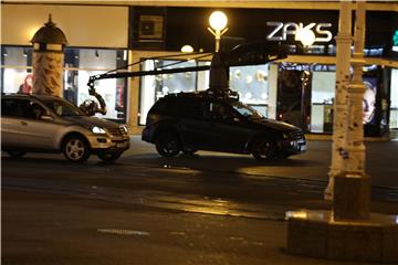 Snimanje filma "Canary Black" u središtu Zagreba