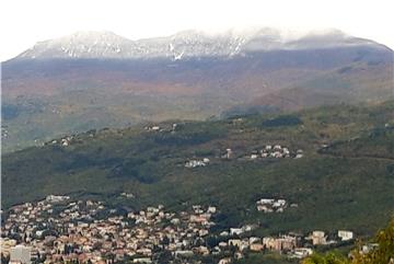 Snijeg u Gorskom kotaru i Lici, na Platku, vrhovima Učke i Ćićarije