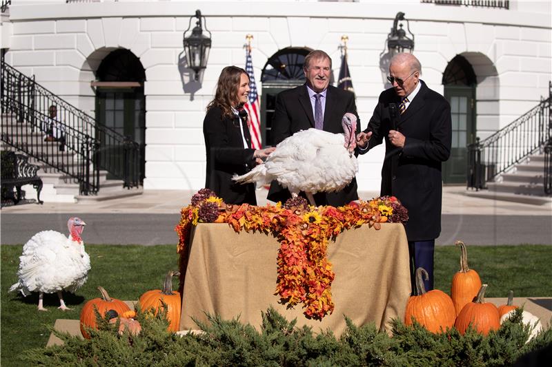 USA WHITE HOUSE THANKSGIVING TURKEY PARDONING