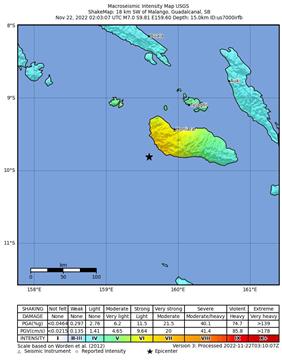 SOLOMON ISLANDS EARTHQUAKE