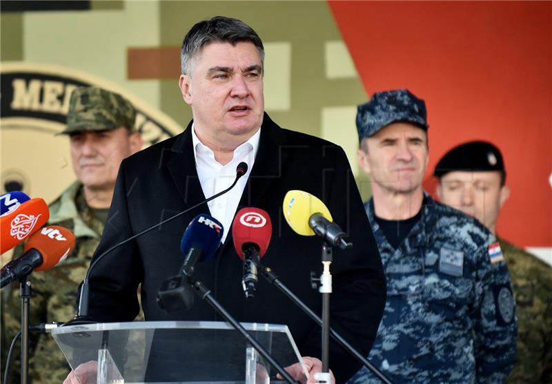 President refuses to give consent for training of Ukrainian soldiers in Croatia