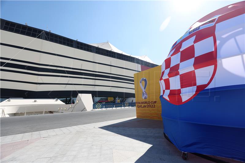  Croatian fans display largest national flag in Doha 