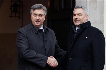 Plenković primio austrijskog kancelara