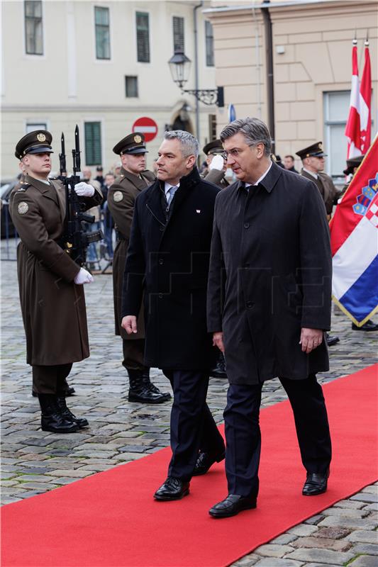 Plenković primio austrijskog kancelara