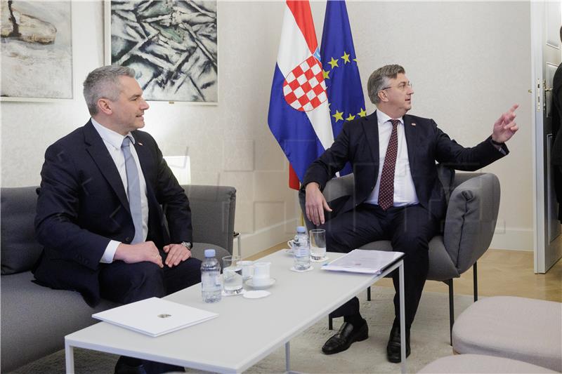 Plenković primio austrijskog kancelara