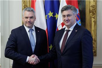 Plenković primio austrijskog kancelara